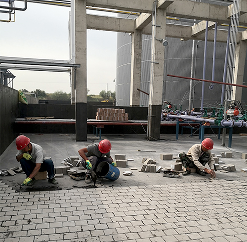 西安酸罐地坪圍堰防腐施工 西安酸罐地坪圍堰防腐施工